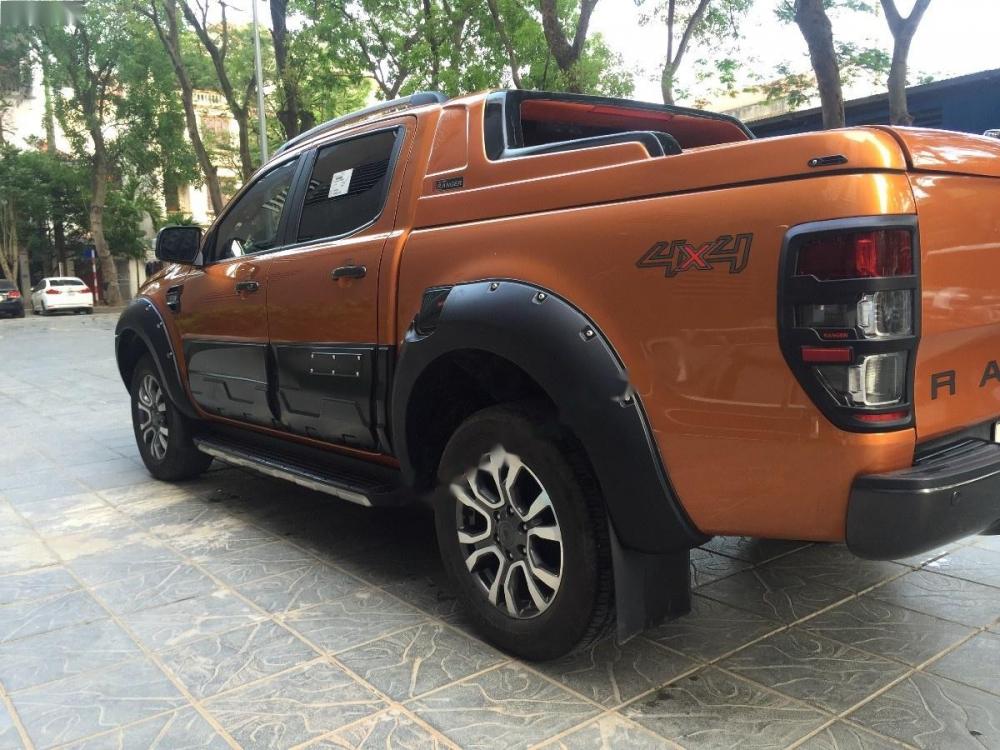 Ford Ranger Wildtrak 3.2L 4x4 AT 2018 - Bán ô tô Ford Ranger Wildtrak 3.2L 4x4 AT năm sản xuất 2018, màu vàng, nhập khẩu nguyên chiếc chính chủ, 890tr