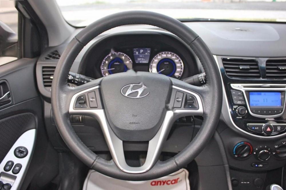 Hyundai Accent 1.4 AT 2012 - Bán Hyundai Accent 1.4 AT đời 2012, màu bạc, xe nhập, giá 416tr