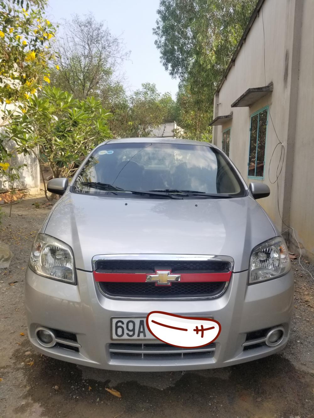 Chevrolet Aveo 2012 - Bán Chevrolet Aveo 2012, màu bạc