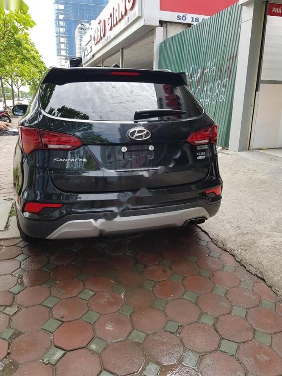 Hyundai Santa Fe 2.2L 4WD 2016 - Bán Hyundai Santa Fe 2.2L 4WD đời 2016, màu đen