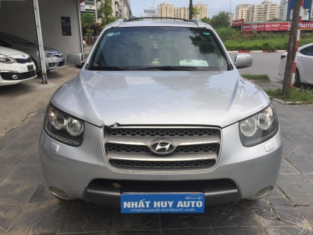 Hyundai Santa Fe 2007 - Nhất Huy Auto bán Hyundai Santa Fe đời 2007, màu bạc, nhập khẩu