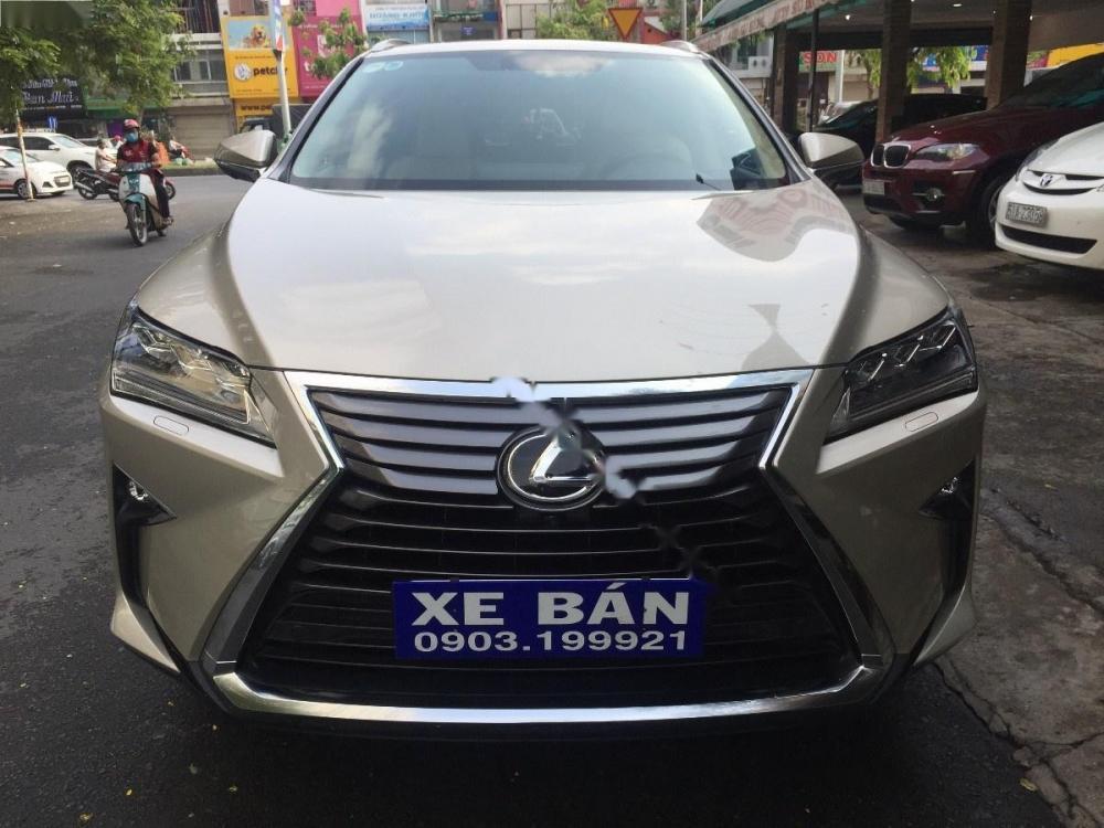 Lexus RX 350 2017 - Salon bán Lexus RX 350 năm 2017, màu vàng, nhập khẩu