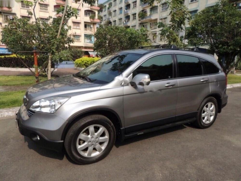 Honda CR V 2.4 AT 2010 - Bán Honda CR V 2.4AT sản xuất 2010, màu bạc, giá 525tr