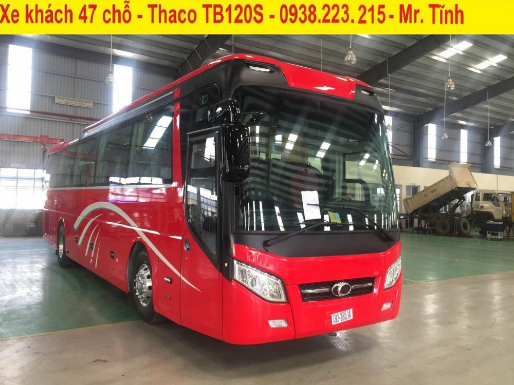 Thaco   2018 - Cần bán xe Thaco Universe năm 2018, màu đỏ, nhập khẩu nguyên chiếc
