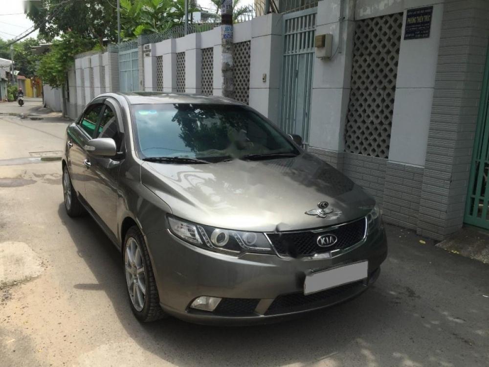 Kia Forte E 2011 - Bán Kia Forte E năm 2011, màu xám 