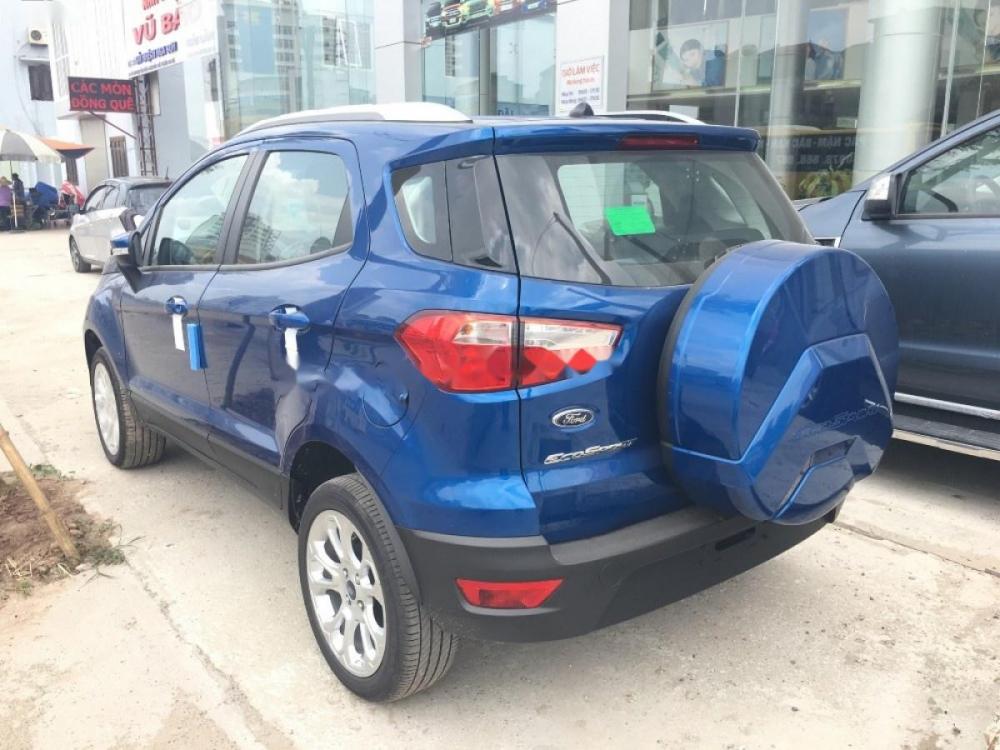 Ford EcoSport Trend AT 2018 - Bán xe Ford EcoSport Trend AT sản xuất năm 2018, màu xanh lam