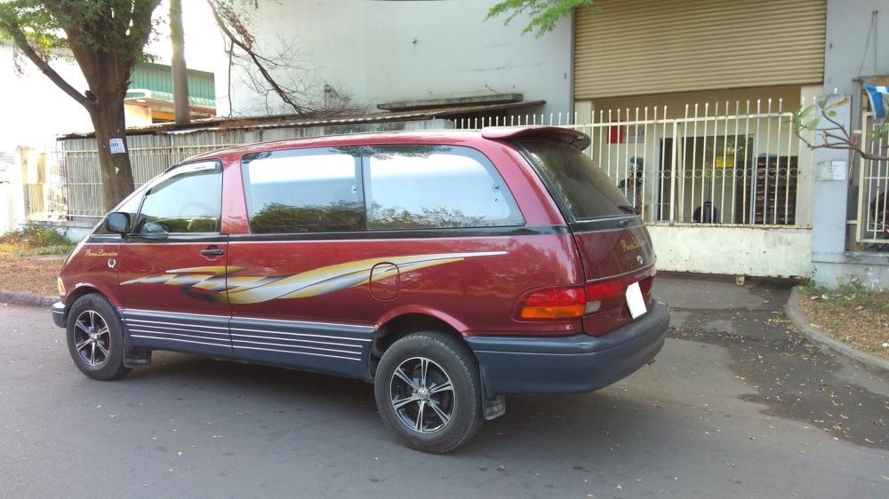 Toyota Previa 2.4LE 1991 - Bán Toyota Previa 2.4LE năm 1991, màu đỏ, nhập khẩu số tự động