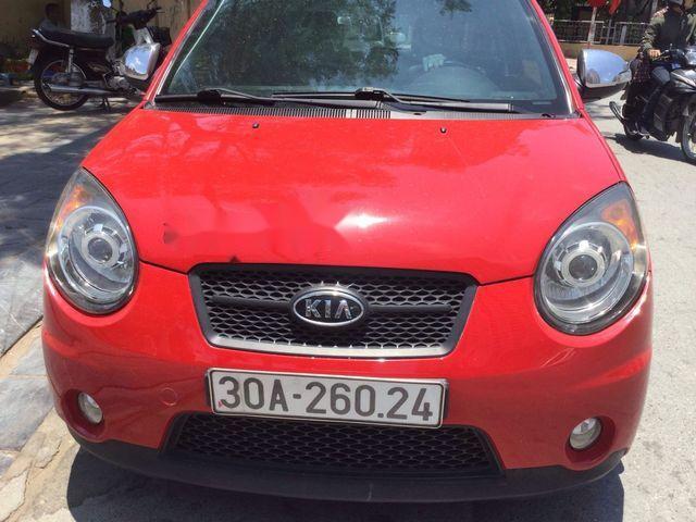 Kia Morning SLX 2008 - Bán Kia Morning SLX năm 2008, màu đỏ xe gia đình