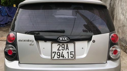 Kia Morning SLX 2009 - Cần bán Kia Morning SLX đời 2009, màu bạc