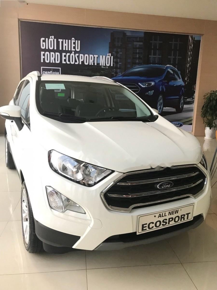 Ford EcoSport Titanium 1.5L AT 2018 - Bán Ford EcoSport Titanium 1.5L AT sản xuất năm 2018, màu trắng