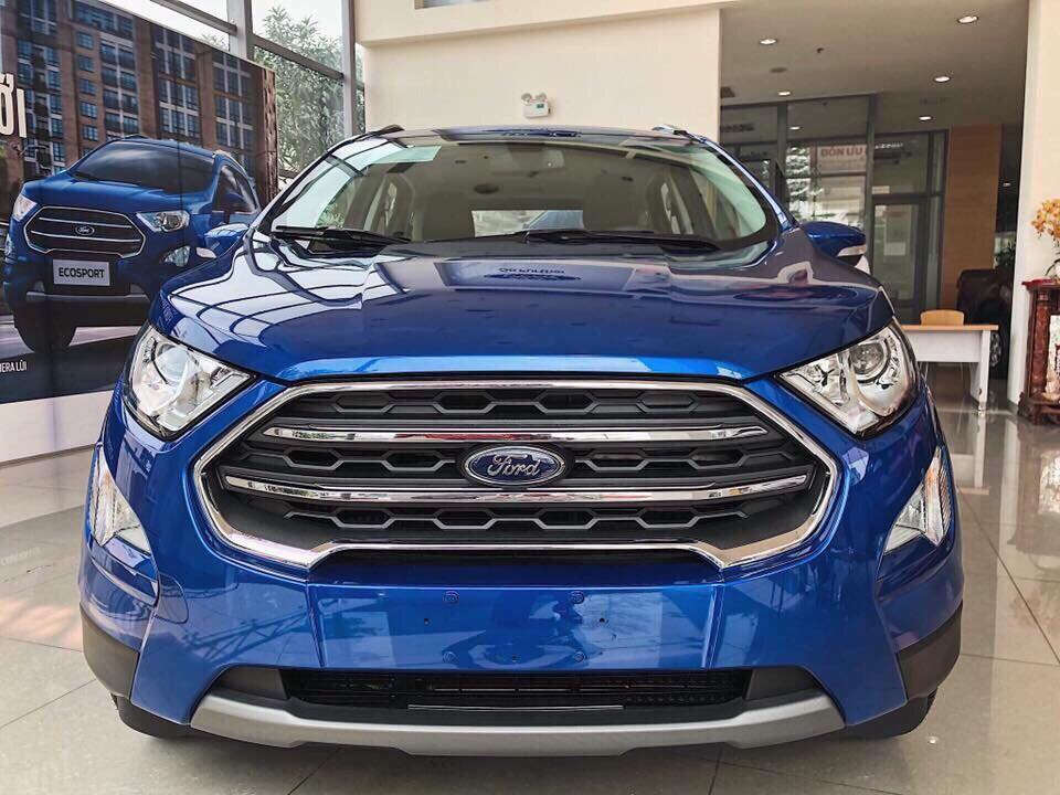 Ford EcoSport trend 2018 - Bán xe Ford Ecosport trend 2018 màu xanh lam giao ngay hỗ trợ trả góp 0941921742