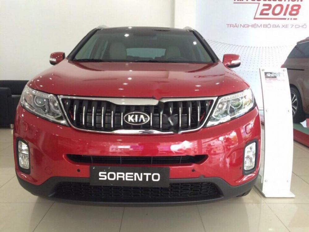 Kia Sorento GAT 2018 - Bán Kia Sorento sản xuất năm 2018, màu đỏ  