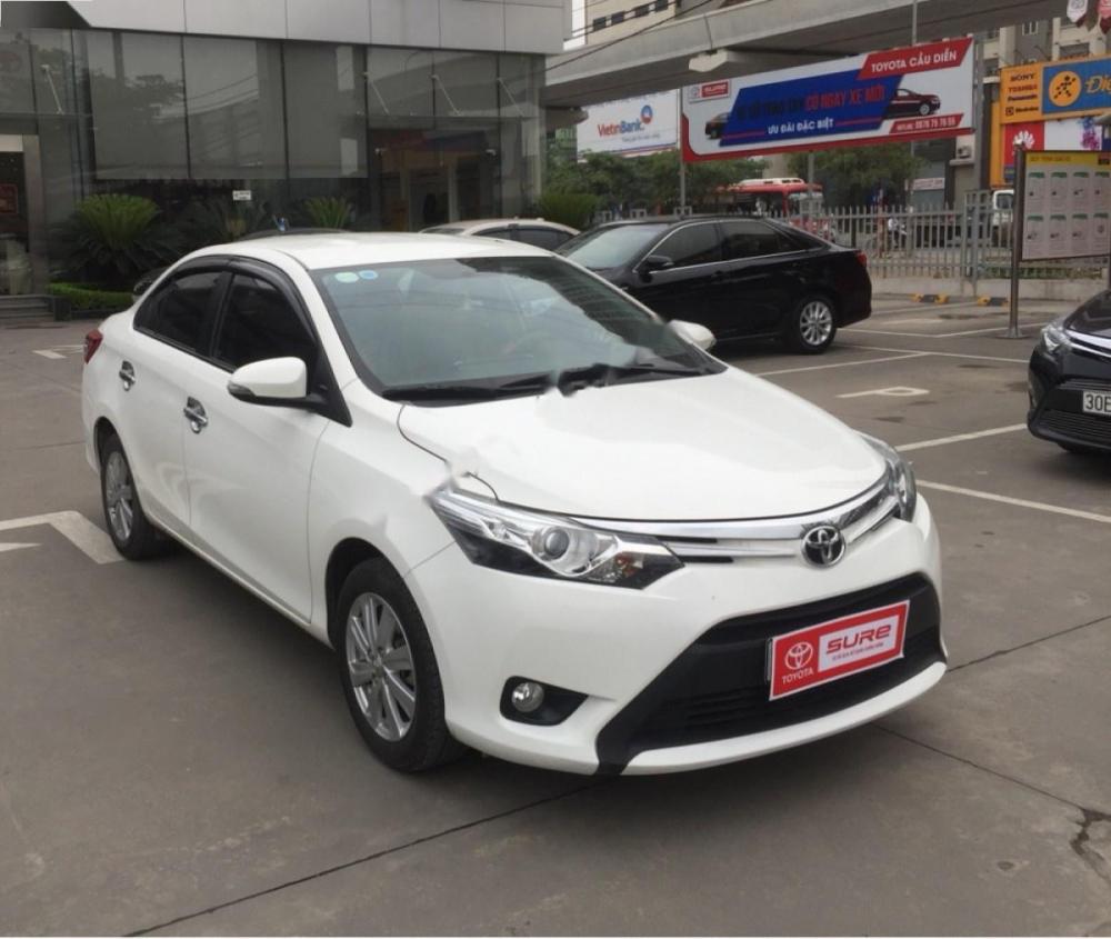 Toyota Vios G 2016 - Toyota Cầu Diễn bán Toyota Vios G năm 2016, màu trắng