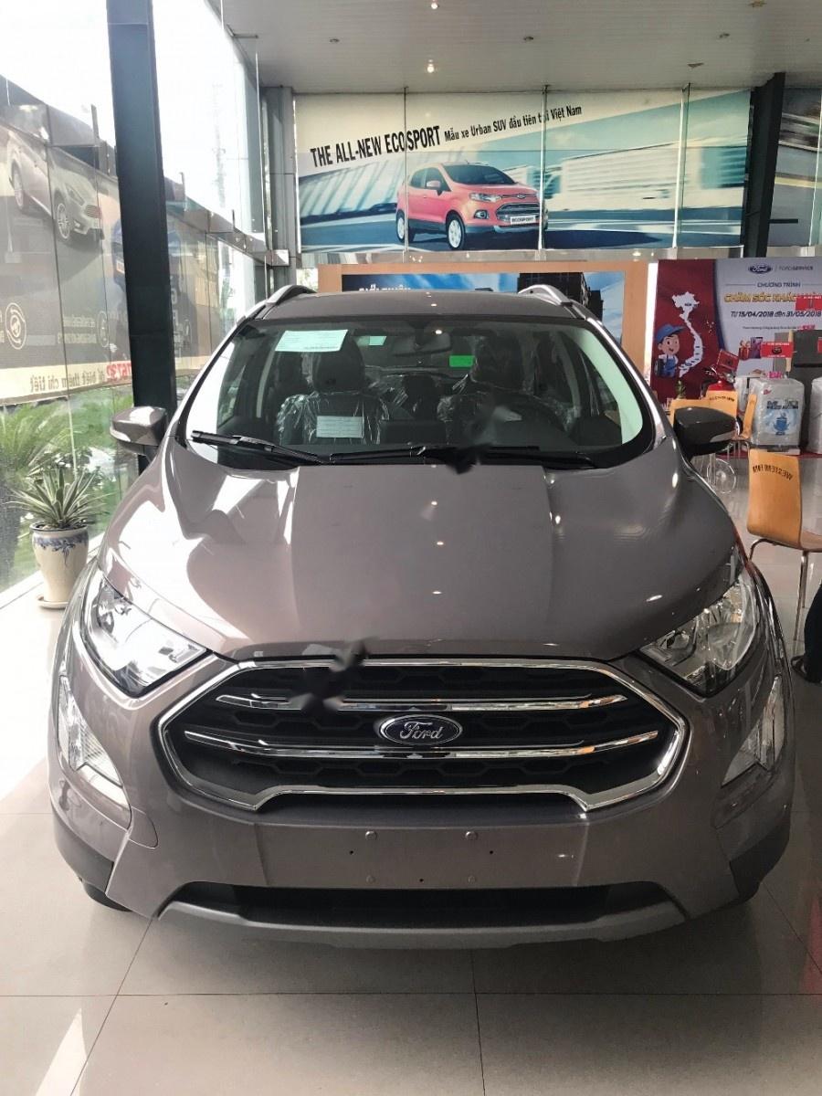 Ford EcoSport Titanium 1.5L AT 2018 - Bán ô tô Ford EcoSport Titanium 1.5L AT đời 2018, màu nâu