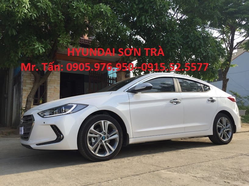 Hyundai Elantra 1.6MT 2018 - Hyundai Sơn Trà Cần bán Hyundai Elantra sản xuất năm 2018 1.6MT, màu trắng giá cạnh tranh Đà Nẵng