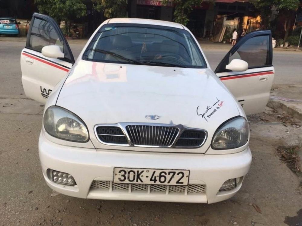 Daewoo Lanos 2003 - Bán Daewoo Lanos năm 2003, màu trắng