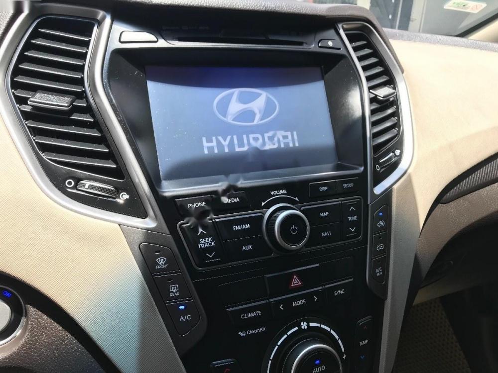 Hyundai Santa Fe   2016 - Bán Hyundai Santa Fe 2.2 diesel sản xuất năm 2016, màu trắng