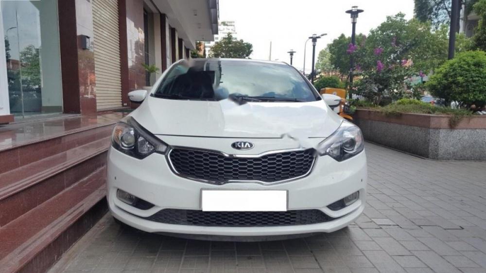 Kia K3 2.0 AT 2015 - Bán xe Kia K3 2.0 AT đời 2015, màu trắng  