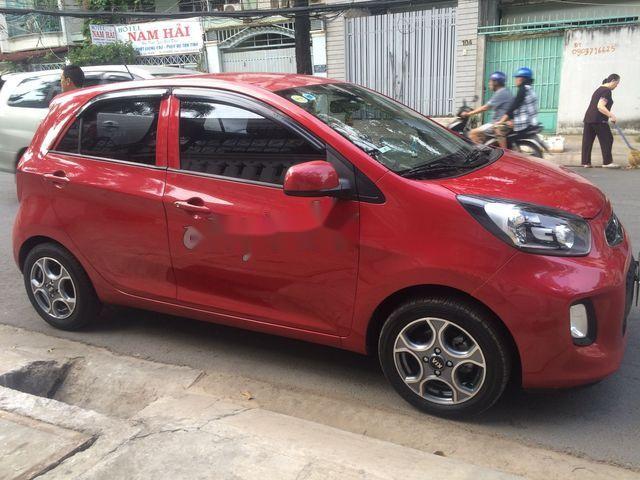 Kia Morning    2015 - Cần bán xe Kia Morning sản xuất năm 2015, màu đỏ số sàn, giá 269tr