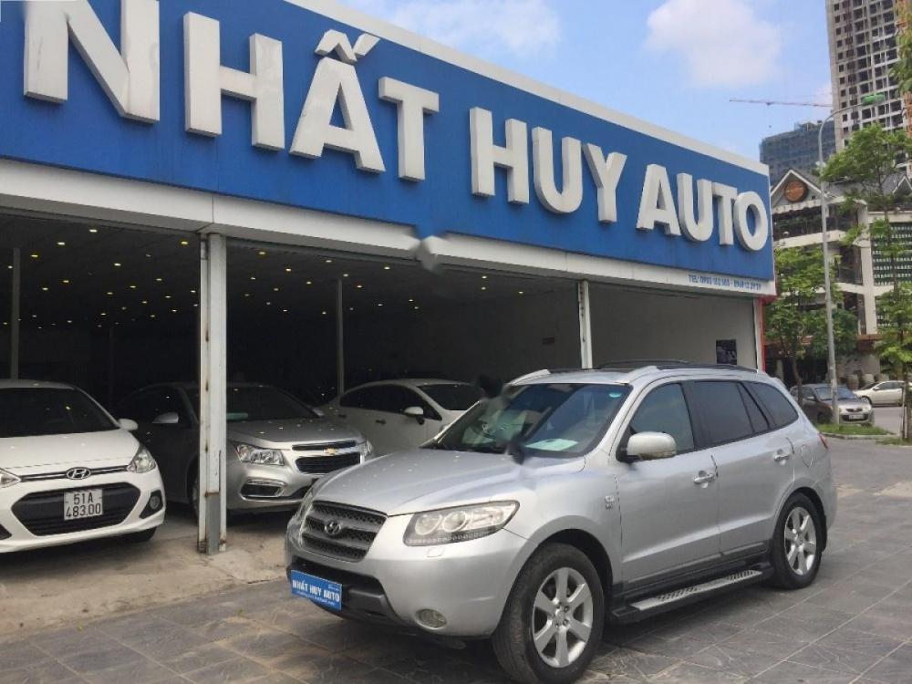 Hyundai Santa Fe 2007 - Nhất Huy Auto bán Hyundai Santa Fe đời 2007, màu bạc, nhập khẩu