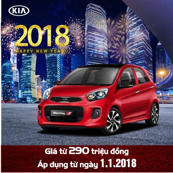 Kia Morning  S 2018 - Bán xe Kia Morning S đời 2018, màu đỏ, giá 393tr