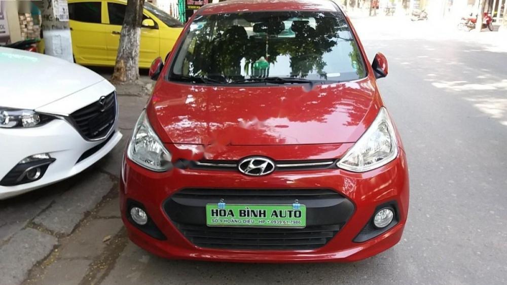 Hyundai Premio 2016 - Cần bán xe Hyundai Grand i10 đời 2016, màu đỏ, xe nhập chính chủ, giá chỉ 365 triệu