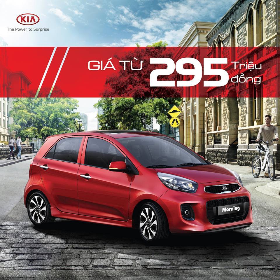 Kia Morning  S 2018 - Bán xe Kia Morning S đời 2018, màu đỏ, giá 393tr