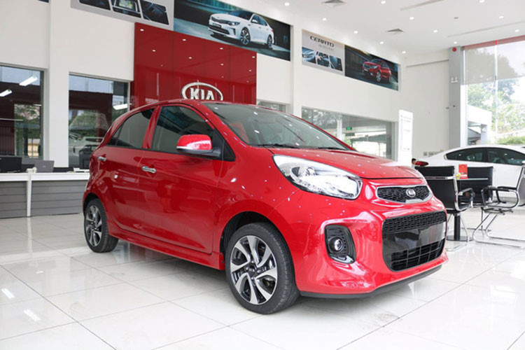 Kia Morning  S 2018 - Bán xe Kia Morning S đời 2018, màu đỏ, giá 393tr