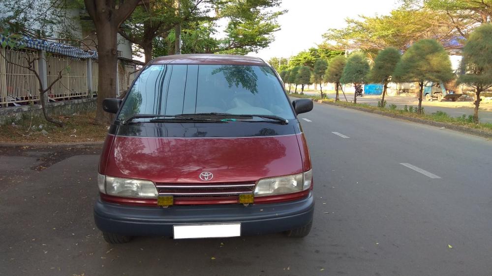 Toyota Previa 2.4LE 1991 - Bán Toyota Previa 2.4LE năm 1991, màu đỏ, nhập khẩu số tự động