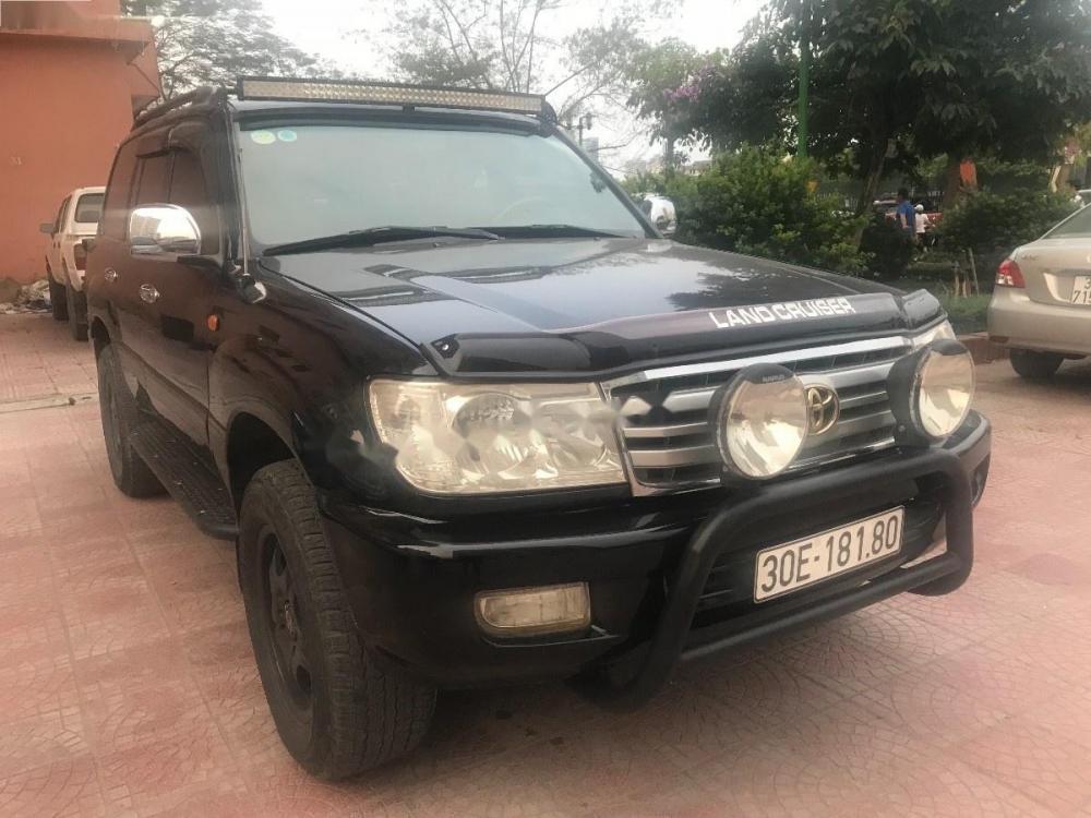 Toyota Land Cruiser GX 4.5 2002 - Bán Toyota Land Cruiser GX 4.5 2002, màu đen