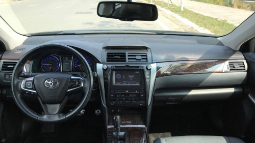 Toyota Camry   AT  2015 - Cần bán gấp Toyota Camry AT năm 2015, màu đen