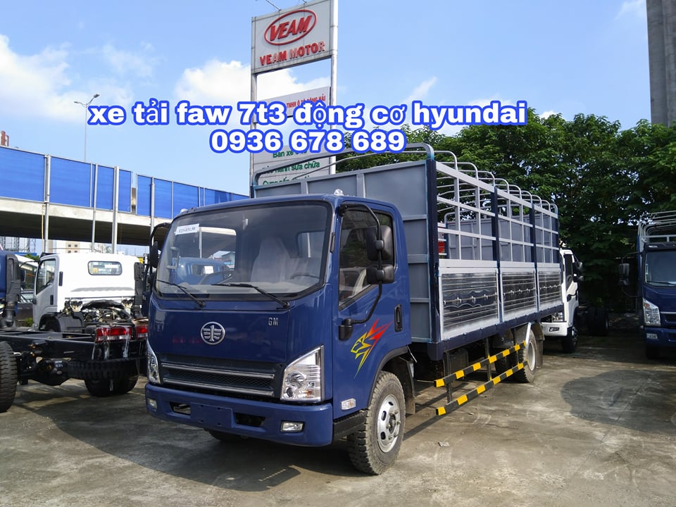 Xe tải Faw Hyundai 7,3 tấn, thùng dài 6m25, đời mới, giá rẻ nhất