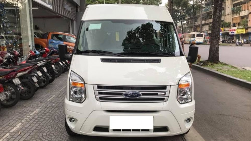 Ford Transit   2.5 MT  2016 - Bán ô tô Ford Transit 2.5 MT năm 2016, màu trắng số sàn, 710 triệu