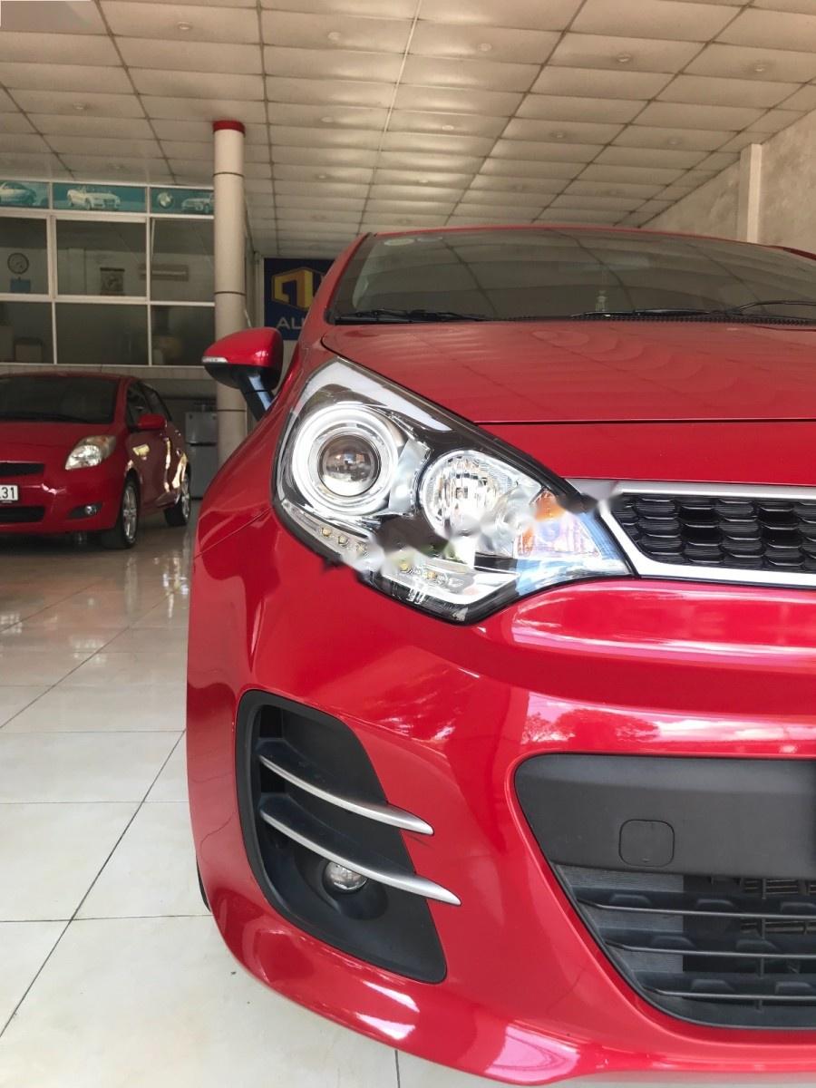 Kia Rio 1.4 AT 2016 - Bán Kia Rio 1.4 AT sản xuất năm 2016, màu đỏ, nhập khẩu, giá tốt