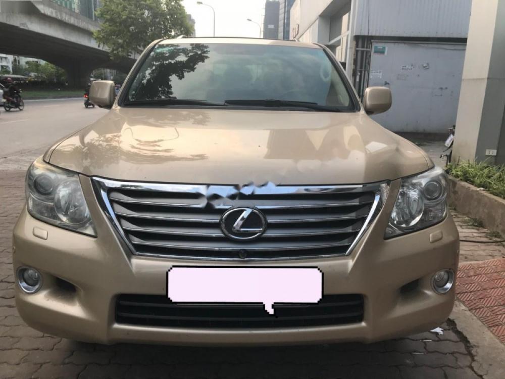 Lexus LX 570 2009 - Bán Lexus LX 570 năm sản xuất 2009, màu vàng, nhập khẩu