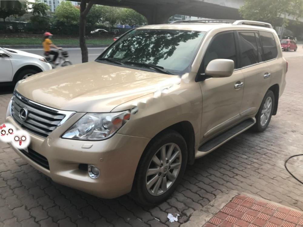 Lexus LX 570 2009 - Bán Lexus LX 570 năm sản xuất 2009, màu vàng, nhập khẩu