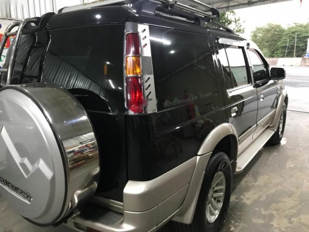 Ford Everest 2.5L 4x2 MT 2005 - Bán Ford Everest MT 2005, màu đen xe gia đình, giá chỉ 295 triệu