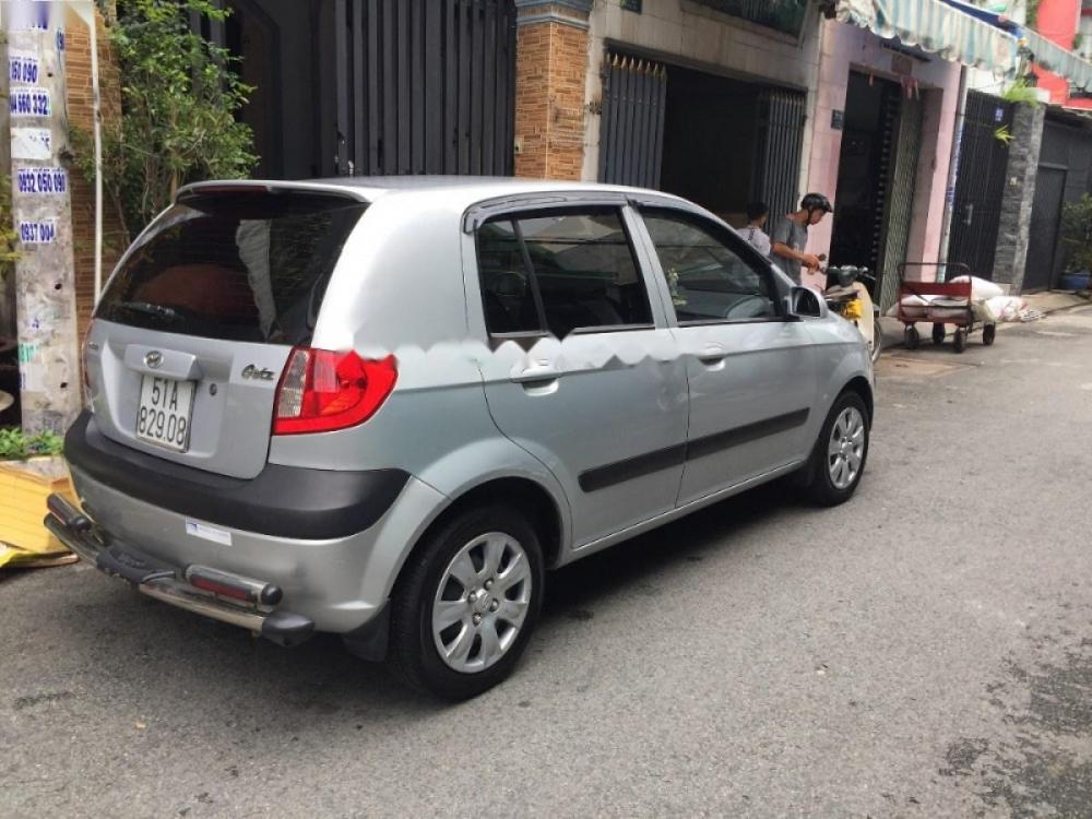 Hyundai Getz 1.1 MT 2009 - Bán Hyundai Getz 1.1 MT 2009, màu bạc, nhập khẩu, giá tốt