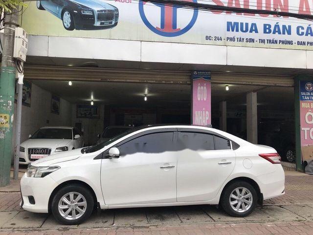 Toyota Vios   1.5E 2014 - Cần bán xe Toyota Vios 1.5E sản xuất năm 2014, màu trắng chính chủ giá cạnh tranh