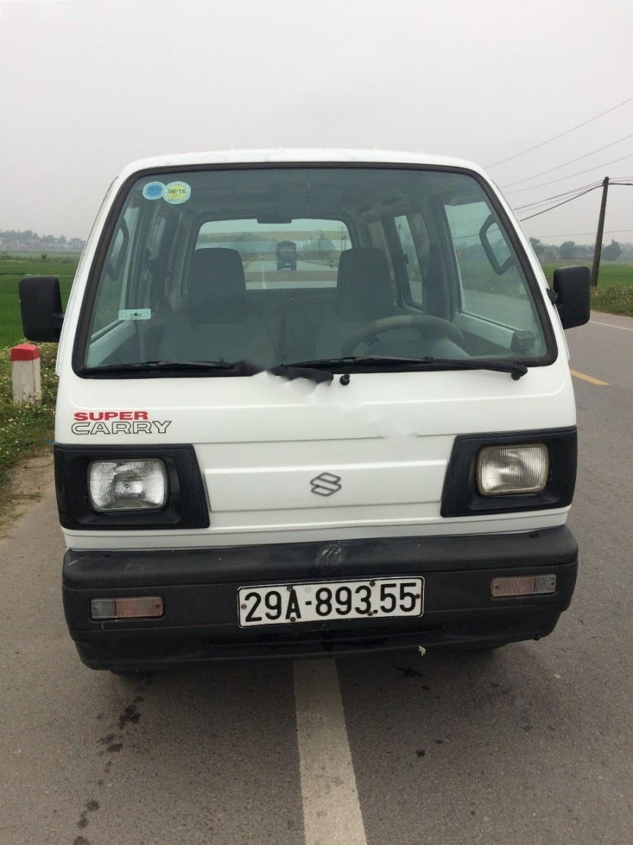 Suzuki Super Carry Van 2002 - Bán ô tô Suzuki Super Carry Van sản xuất năm 2002, màu trắng chính chủ, 125tr