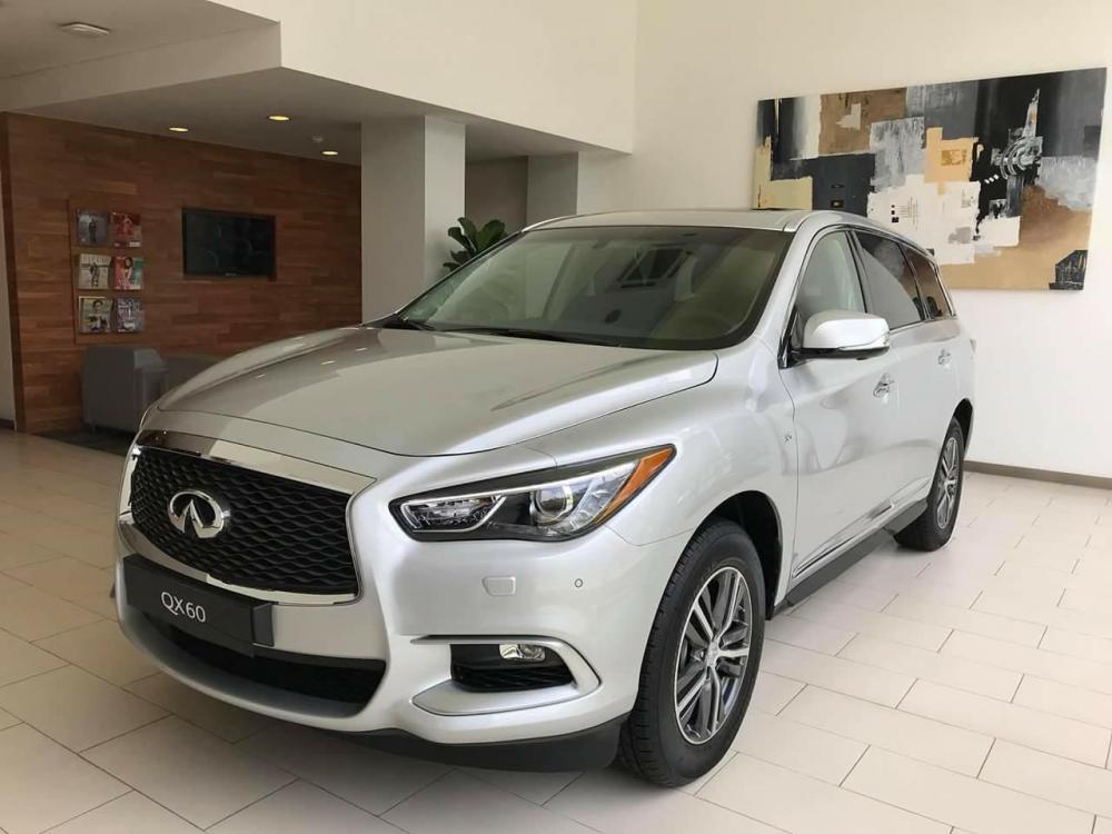 Infiniti QX60 2017 - Cần bán xe Infiniti QX60 màu bạc, nhập khẩu chính hãng