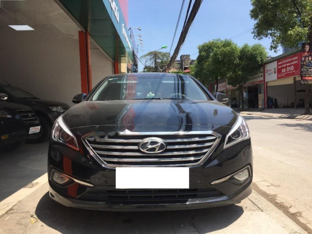 Hyundai Sonata 2.0 AT 2014 - Cần bán lại xe Hyundai Sonata 2.0 AT đời 2014, màu đen, xe nhập chính chủ