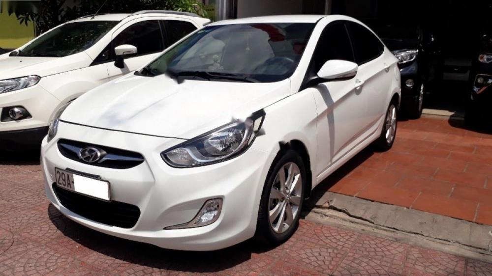 Hyundai Accent 1.4 AT 2014 - Bán ô tô Hyundai Accent 1.4 AT 2014, màu trắng, nhập khẩu Hàn Quốc