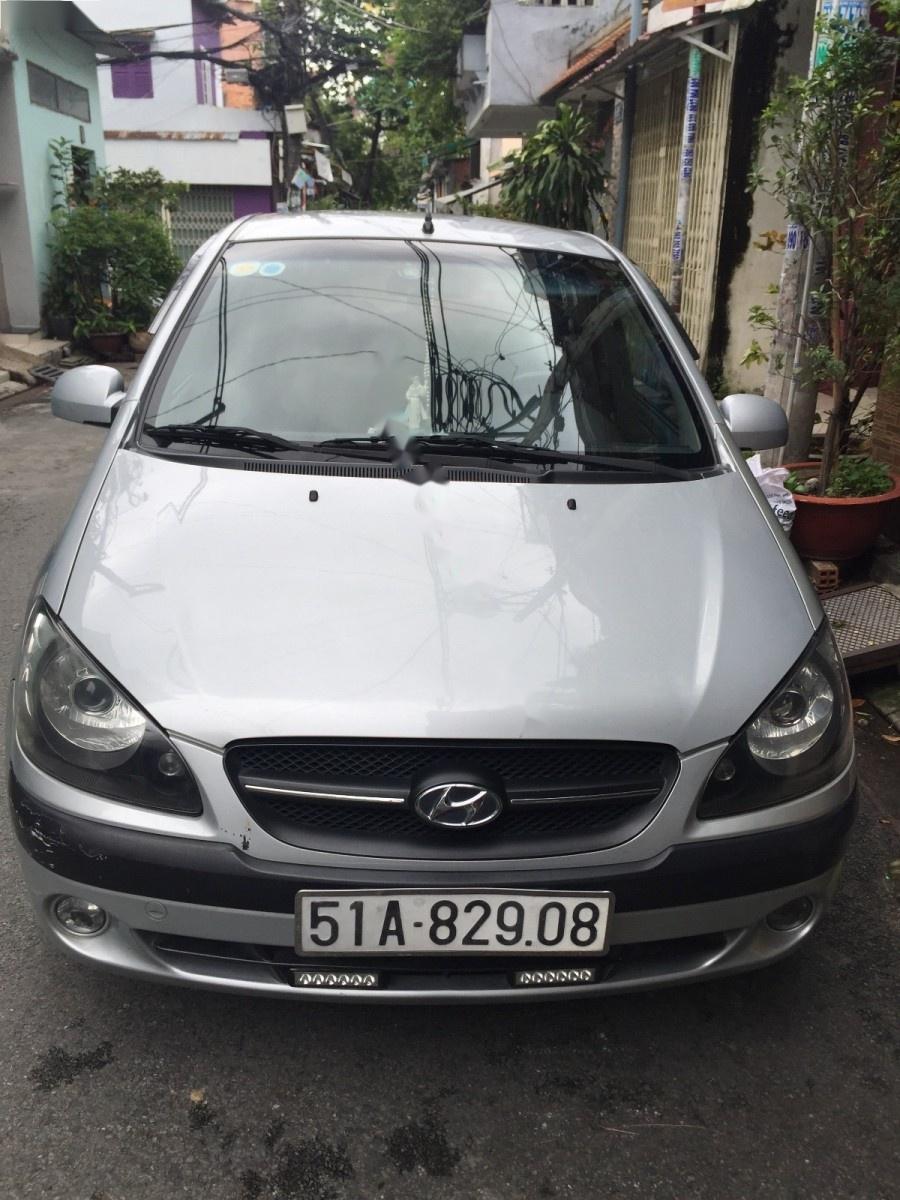 Hyundai Getz 1.1 MT 2009 - Bán Hyundai Getz 1.1 MT 2009, màu bạc, nhập khẩu, giá tốt