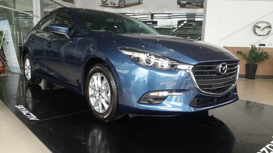 Mazda 3 2018 - Bán xe Mazda 3 seda màu xanh, giá hấp dẫn khi gọi 0932326725, trả góp, trả trước từ 178 triệu