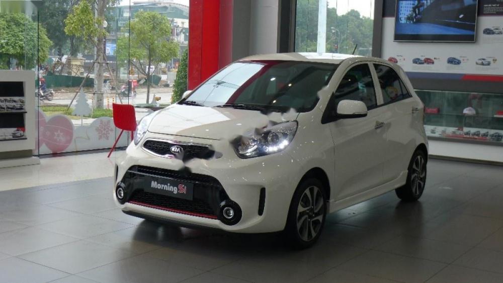 Kia Morning 2018 - Cần bán Kia Morning 2018, màu trắng giá cạnh tranh