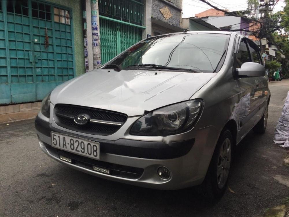 Hyundai Getz 1.1 MT 2009 - Bán Hyundai Getz 1.1 MT 2009, màu bạc, nhập khẩu, giá tốt