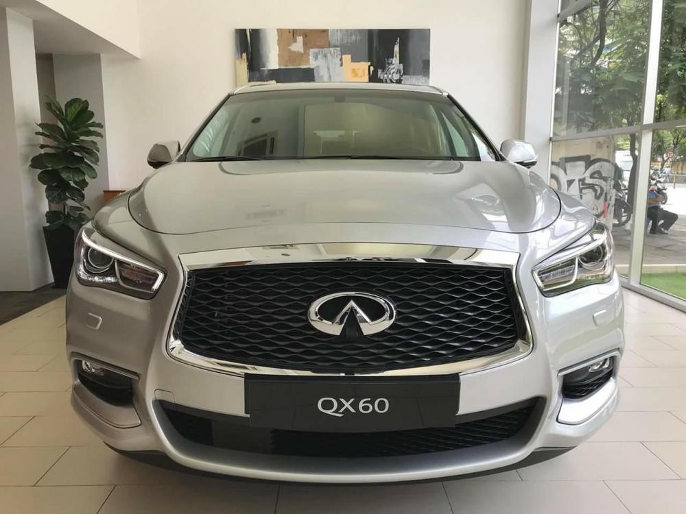 Infiniti QX60 2017 - Cần bán xe Infiniti QX60 màu bạc, nhập khẩu chính hãng