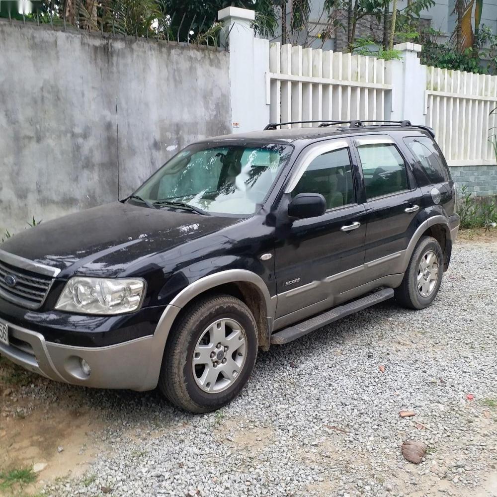 Ford Escape 2.3 AT 2005 - Bán Ford Escape 2.3 AT năm sản xuất 2005, màu đen