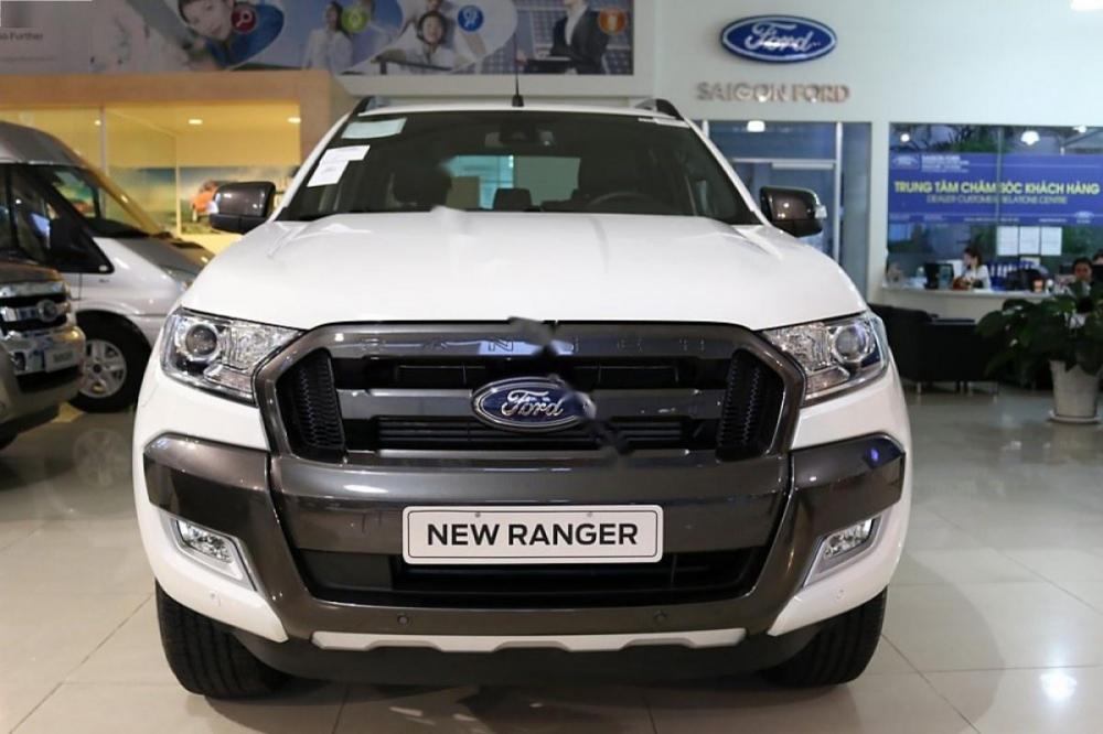 Ford Ranger Wildtrak 2.2L 4x4 AT 2018 - Cần bán xe Ford Ranger Wildtrak 2.2L 4x4 AT đời 2018, màu trắng, nhập khẩu nguyên chiếc